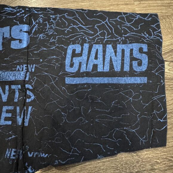 Vintage New York Giants Shirt Mens XL NFL Football All Over Print Salem 90s AOP - Picture 8 of 10